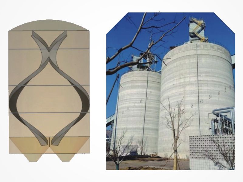 貼壁式螺旋（xuán）溜槽-(倉內布料器）